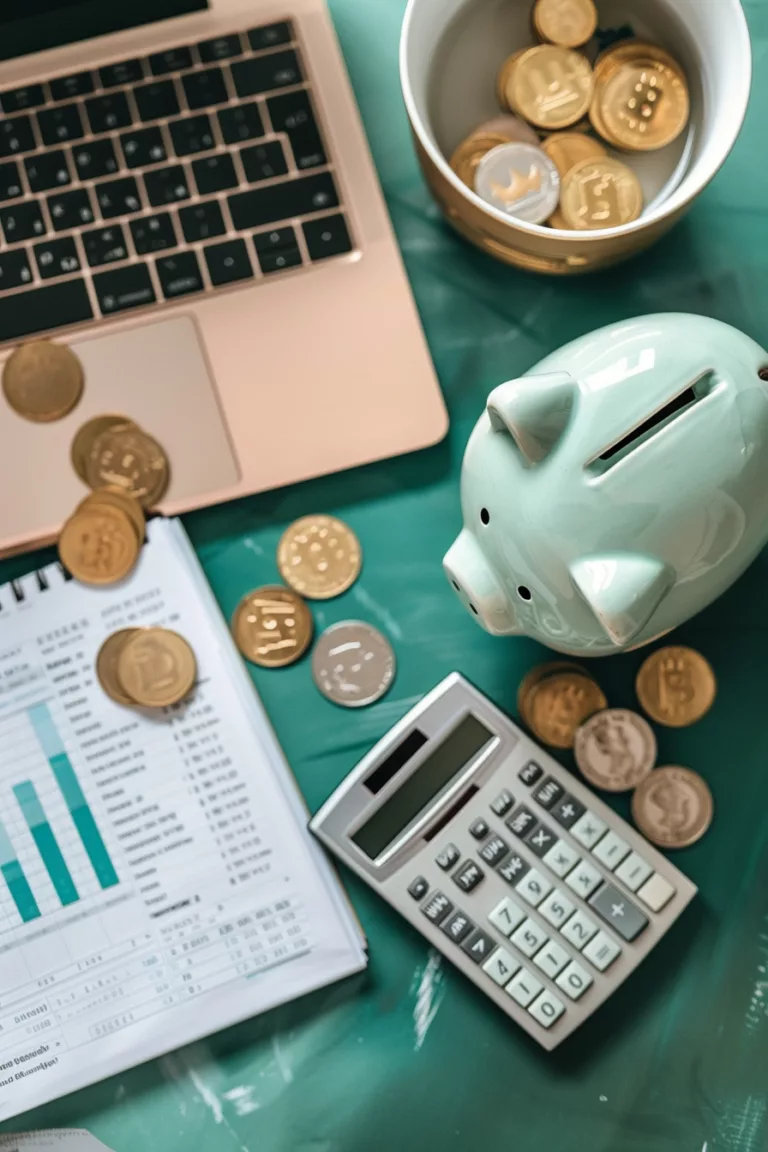 Laptop KI Sparschwein